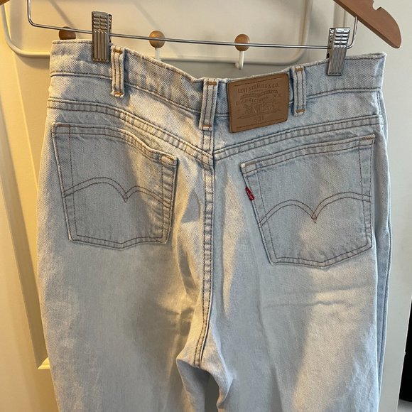 Levis Vintage 531 Made in Canada Jeans leather patch blue denim 90s 80 70 unisex - Picture 2 of 16